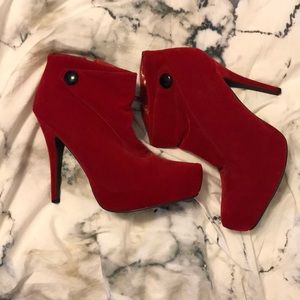 Red booties